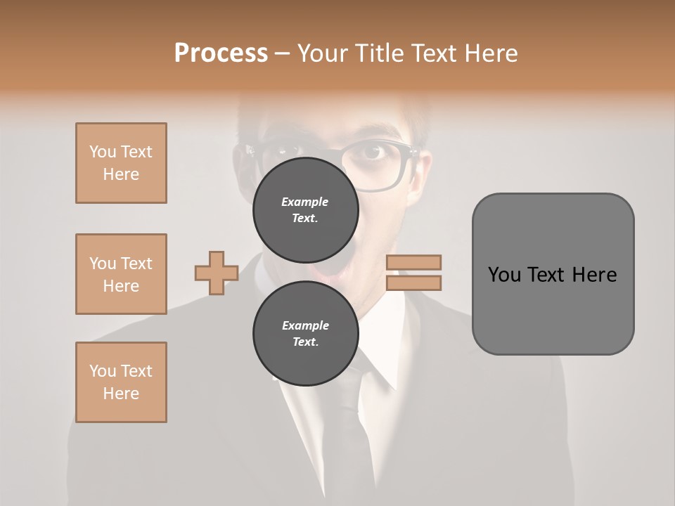 Nerd Glasses Amazement PowerPoint Template