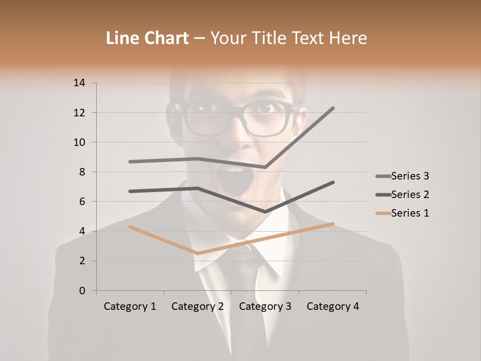 Nerd Glasses Amazement PowerPoint Template