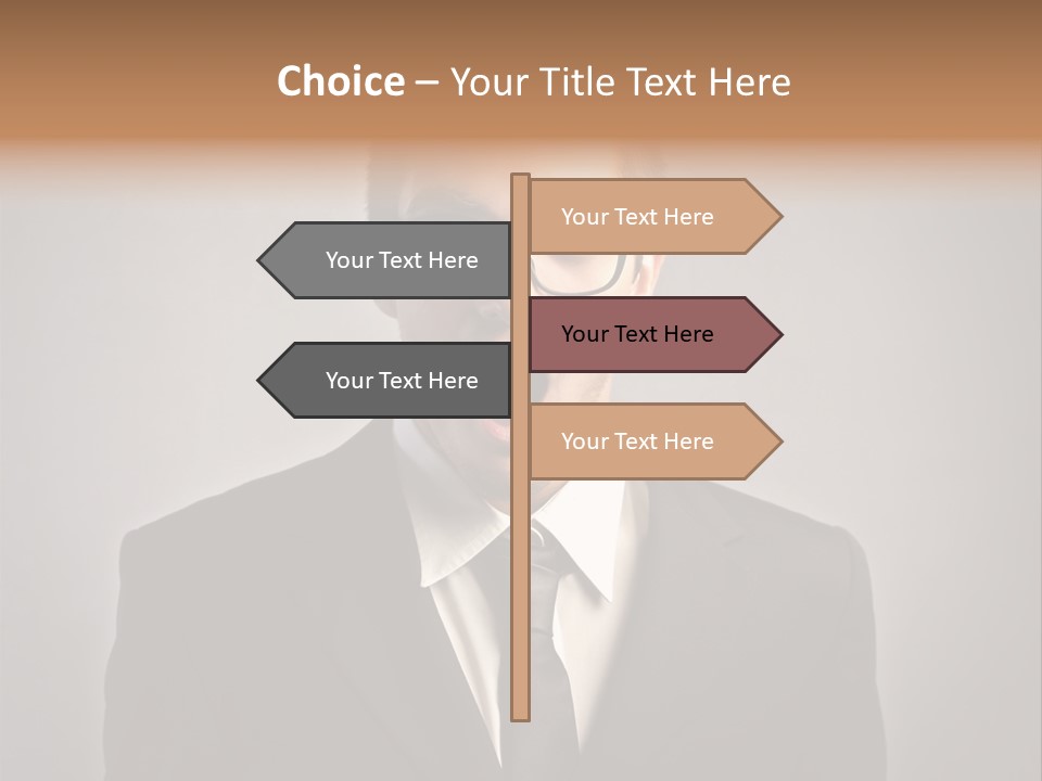 Nerd Glasses Amazement PowerPoint Template