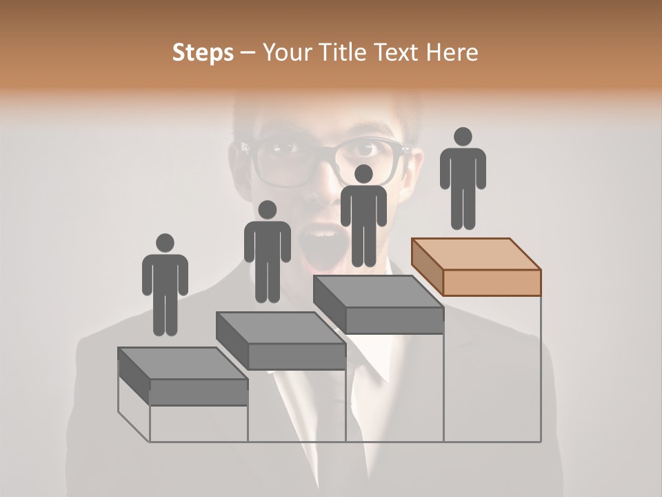 Nerd Glasses Amazement PowerPoint Template