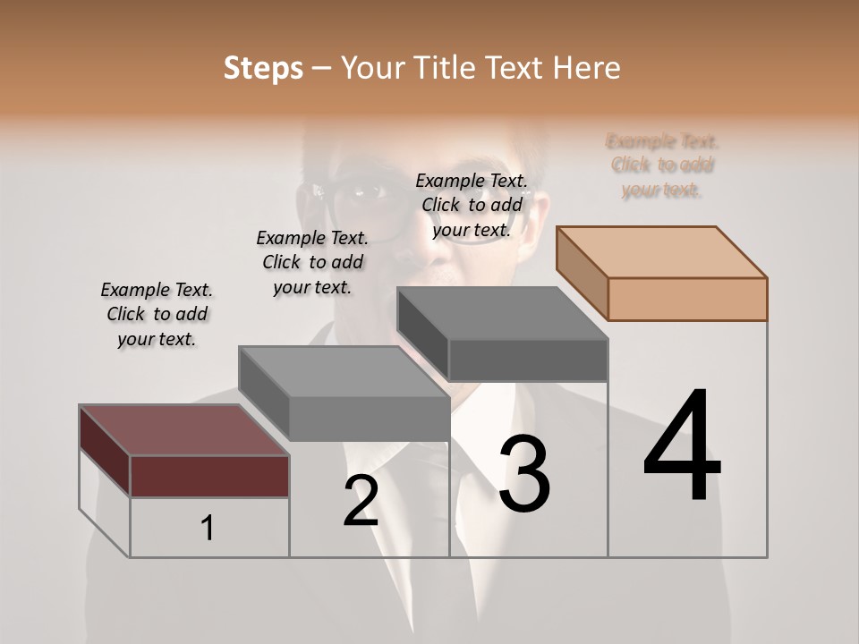 Nerd Glasses Amazement PowerPoint Template
