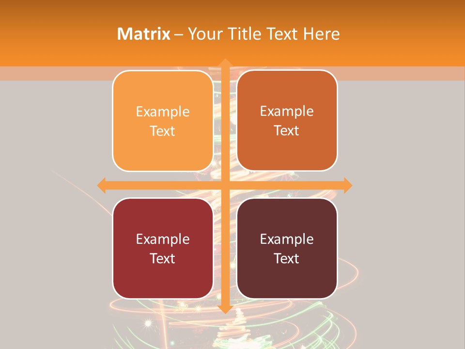 Christmas Design Sparkle PowerPoint Template