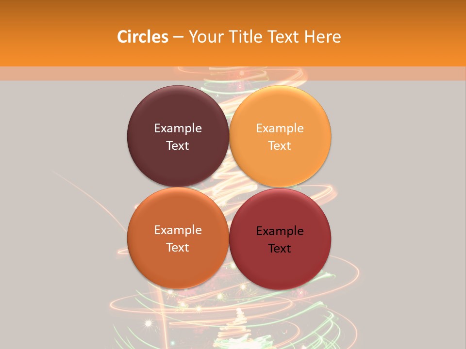 Christmas Design Sparkle PowerPoint Template