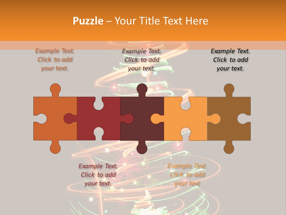 Christmas Design Sparkle PowerPoint Template