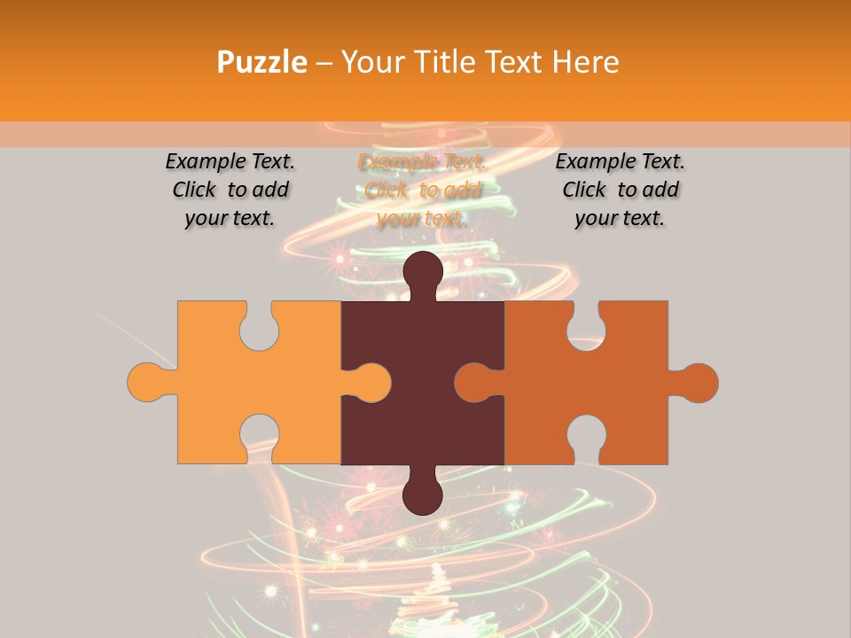 Christmas Design Sparkle PowerPoint Template