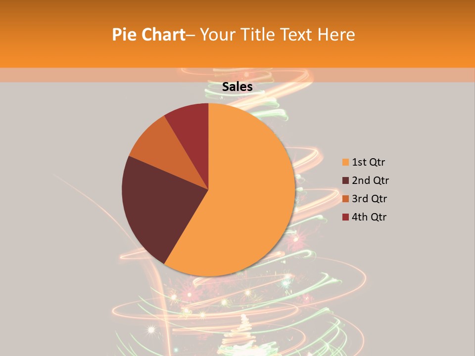 Christmas Design Sparkle PowerPoint Template