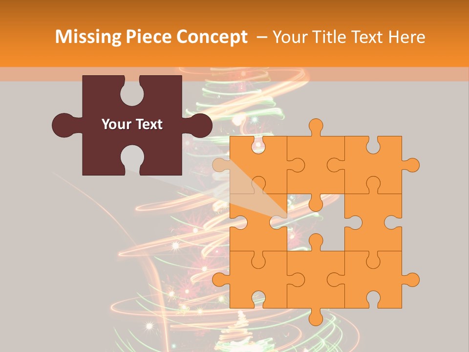 Christmas Design Sparkle PowerPoint Template