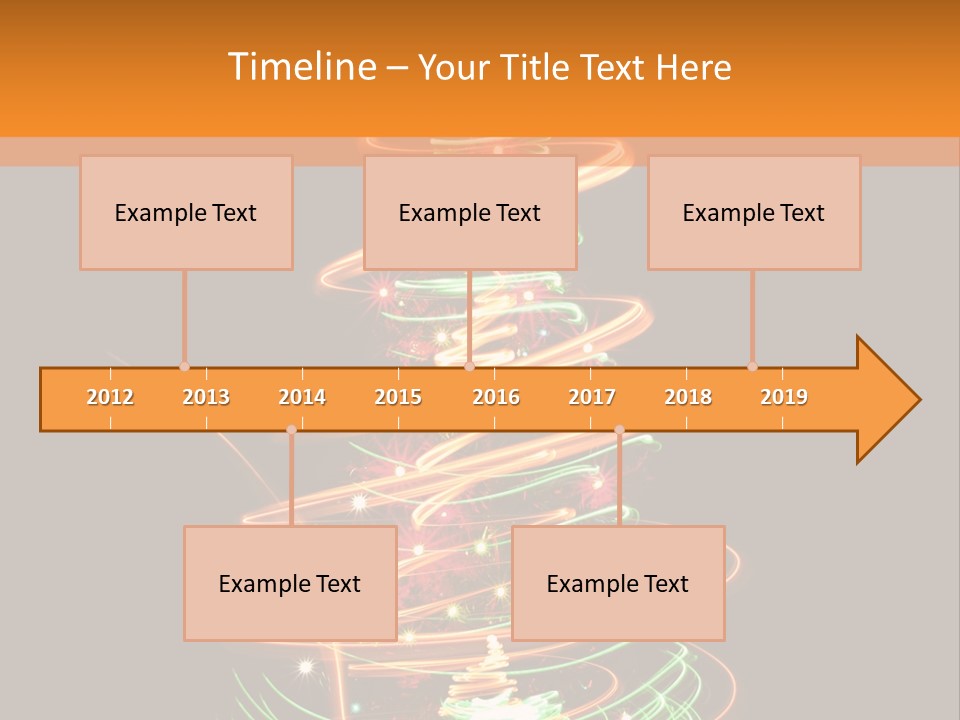 Christmas Design Sparkle PowerPoint Template