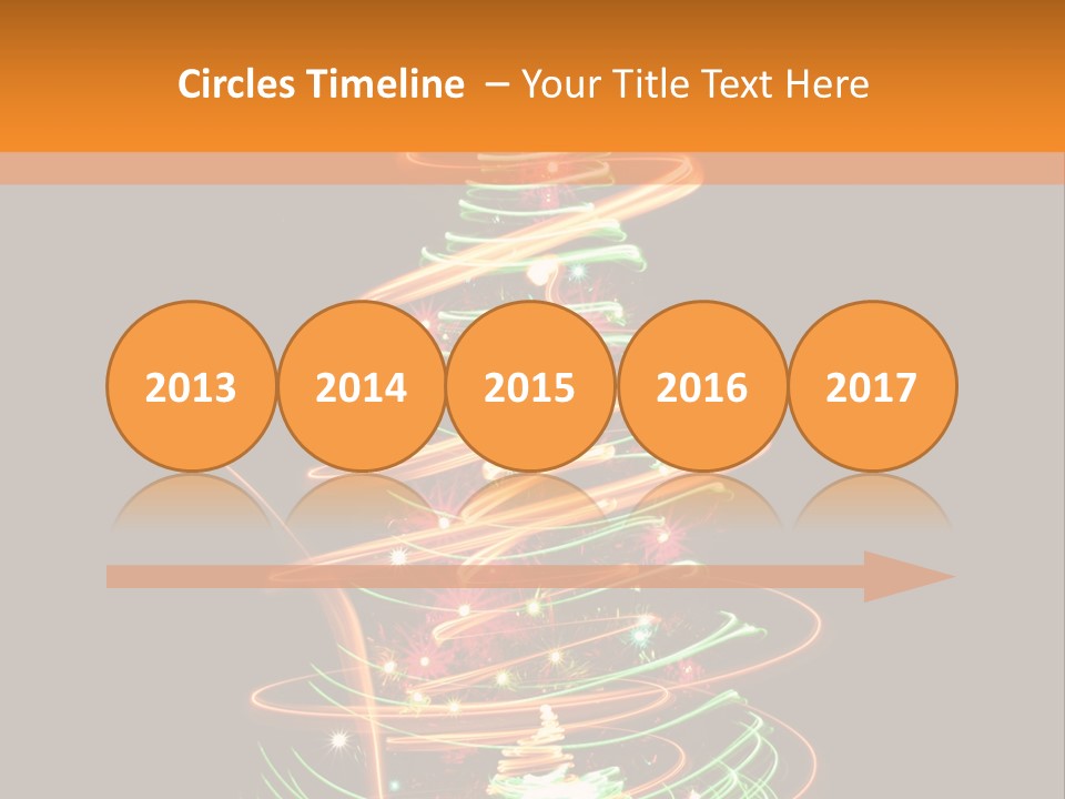 Christmas Design Sparkle PowerPoint Template