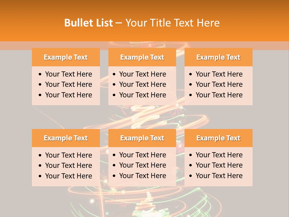 Christmas Design Sparkle PowerPoint Template