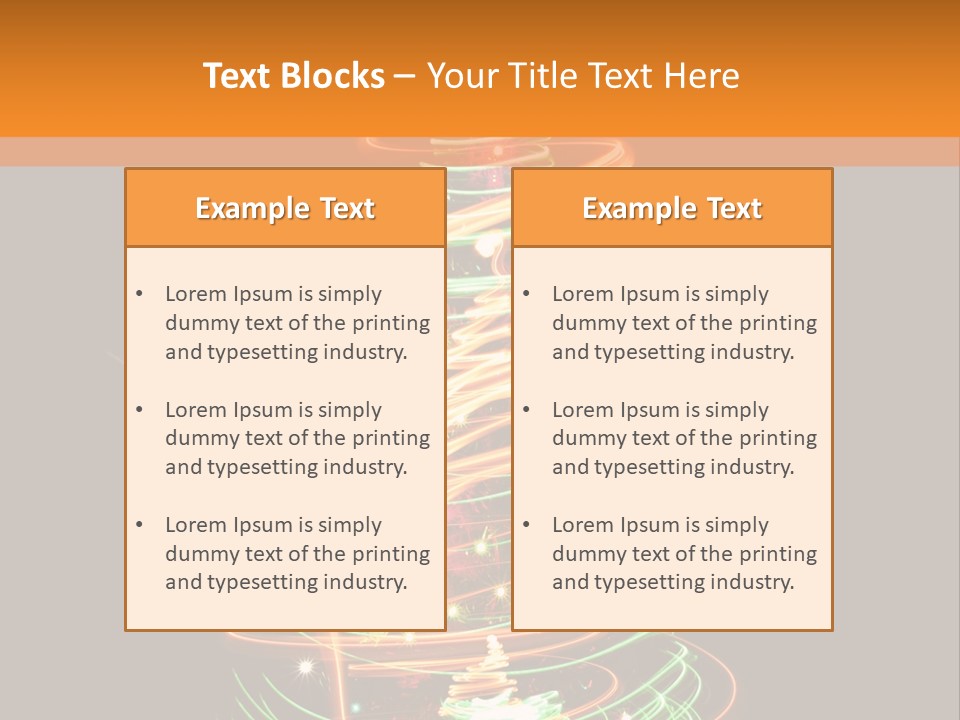 Christmas Design Sparkle PowerPoint Template