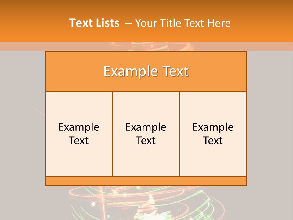 Christmas Design Sparkle PowerPoint Template