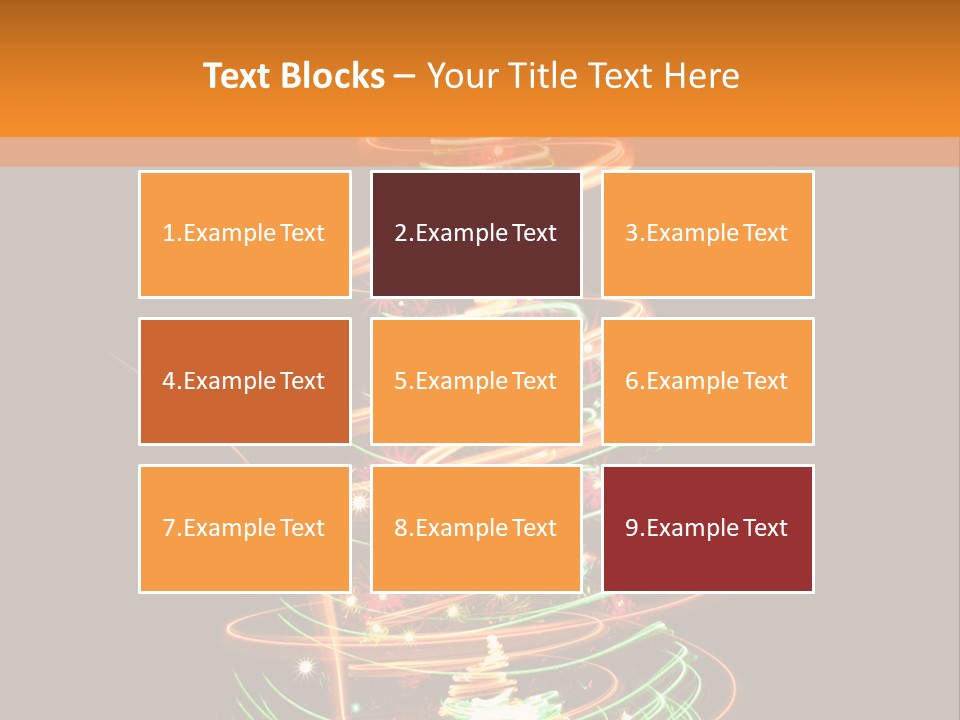 Christmas Design Sparkle PowerPoint Template