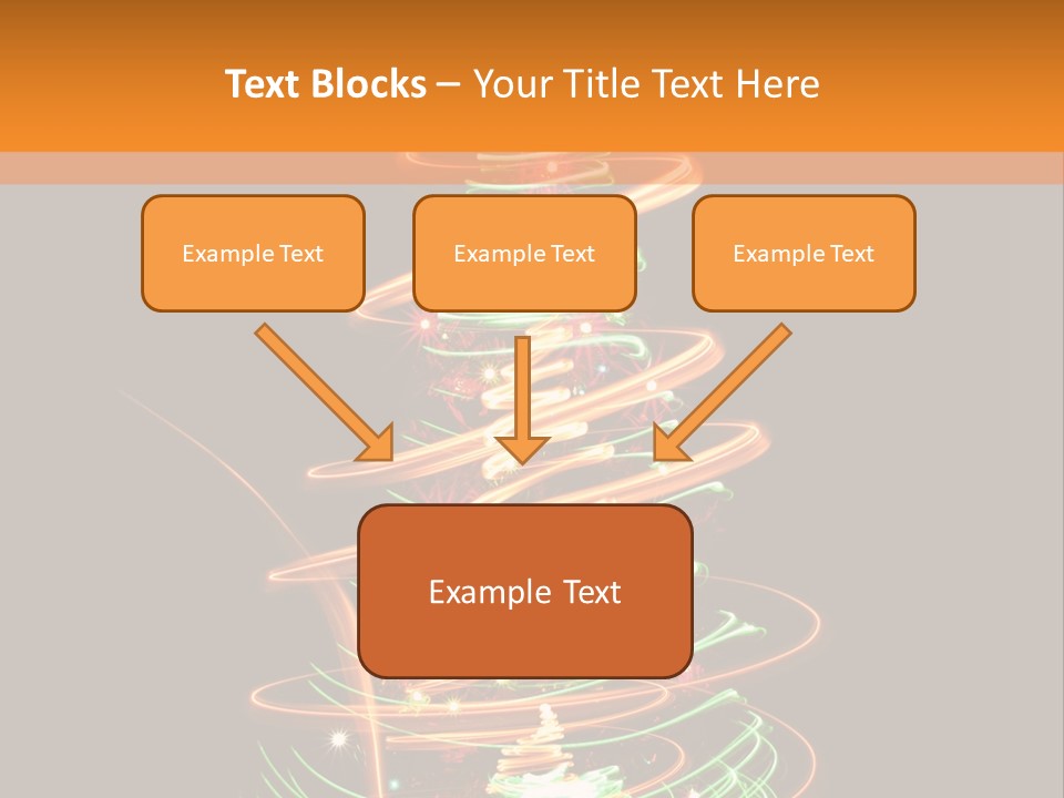 Christmas Design Sparkle PowerPoint Template