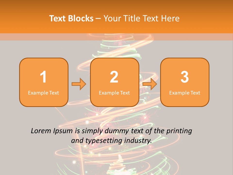 Christmas Design Sparkle PowerPoint Template