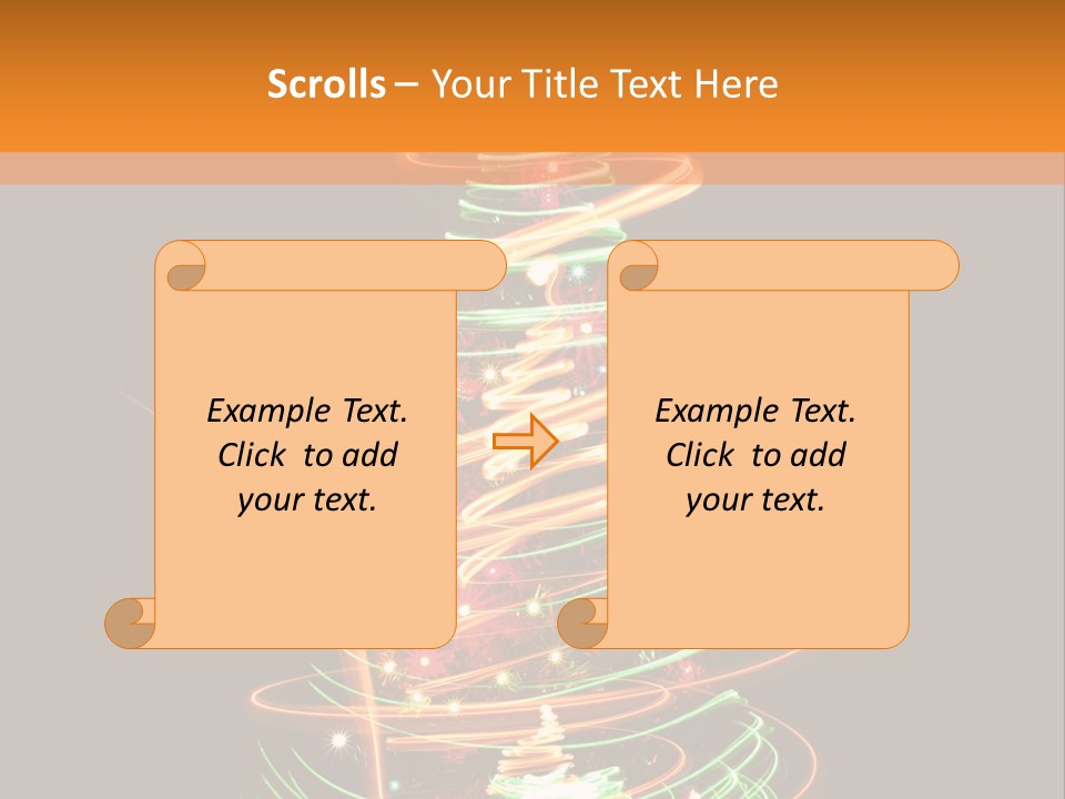 Christmas Design Sparkle PowerPoint Template