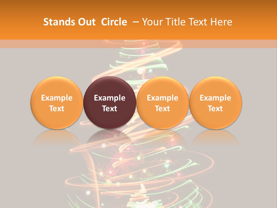 Christmas Design Sparkle PowerPoint Template