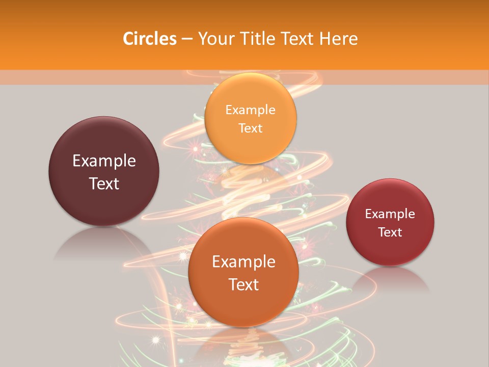Christmas Design Sparkle PowerPoint Template