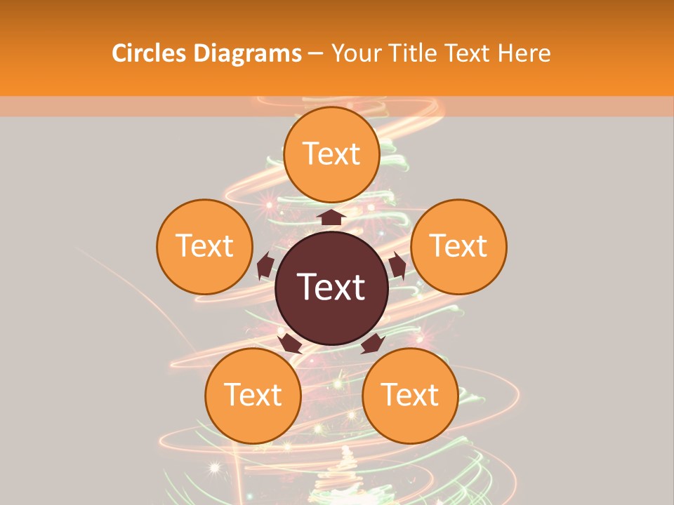 Christmas Design Sparkle PowerPoint Template