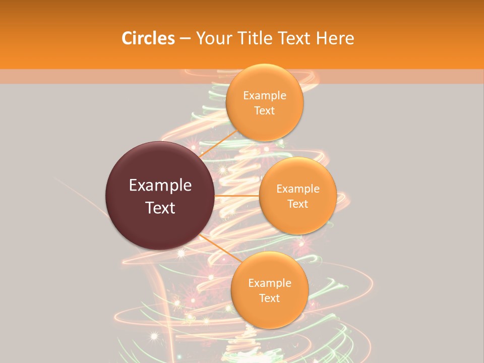 Christmas Design Sparkle PowerPoint Template