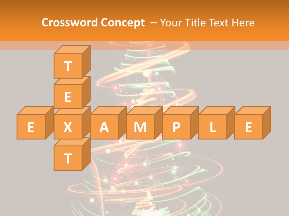 Christmas Design Sparkle PowerPoint Template