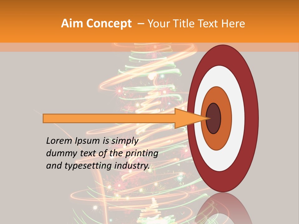 Christmas Design Sparkle PowerPoint Template