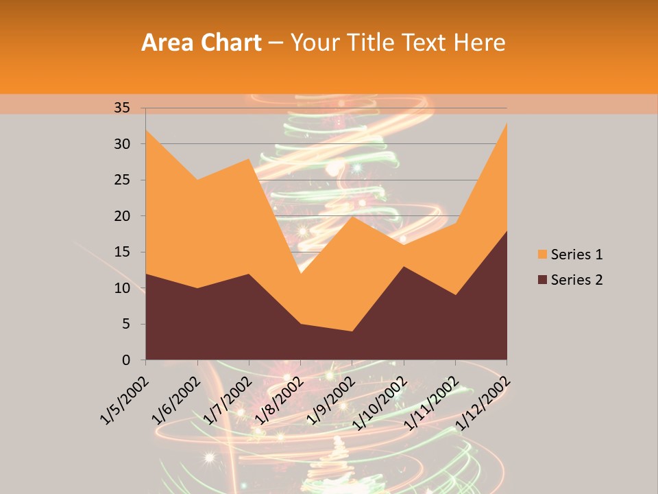 Christmas Design Sparkle PowerPoint Template