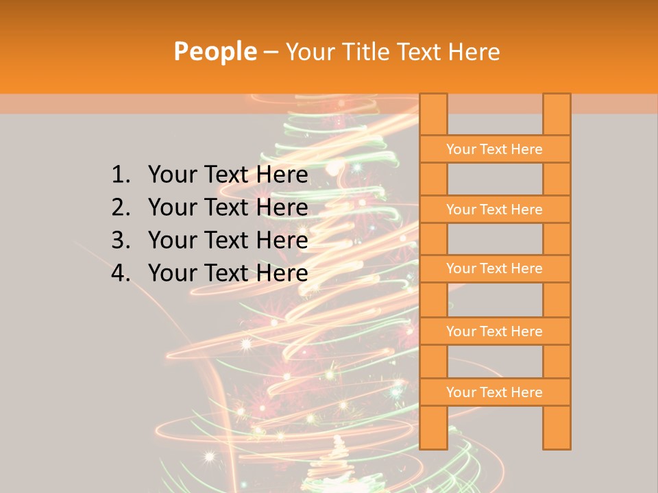 Christmas Design Sparkle PowerPoint Template