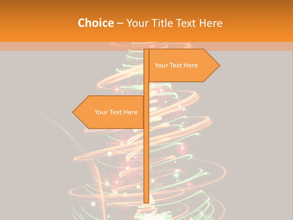 Christmas Design Sparkle PowerPoint Template