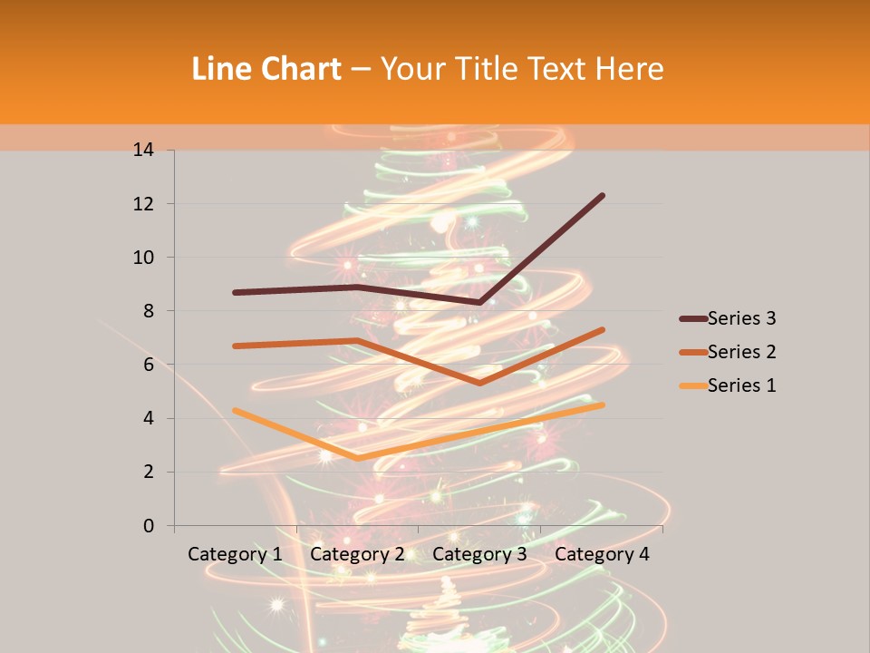 Christmas Design Sparkle PowerPoint Template