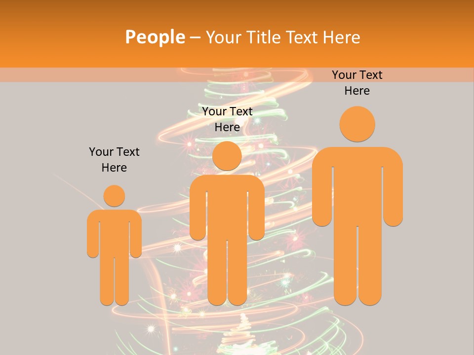 Christmas Design Sparkle PowerPoint Template