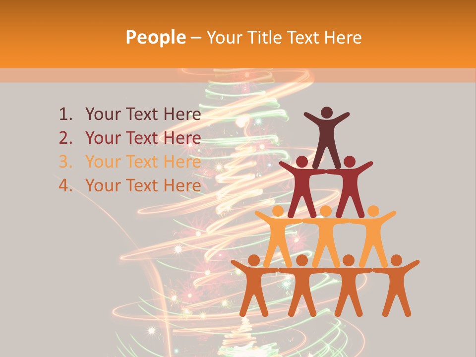 Christmas Design Sparkle PowerPoint Template