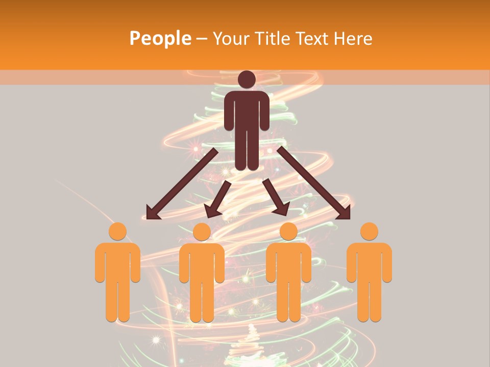 Christmas Design Sparkle PowerPoint Template