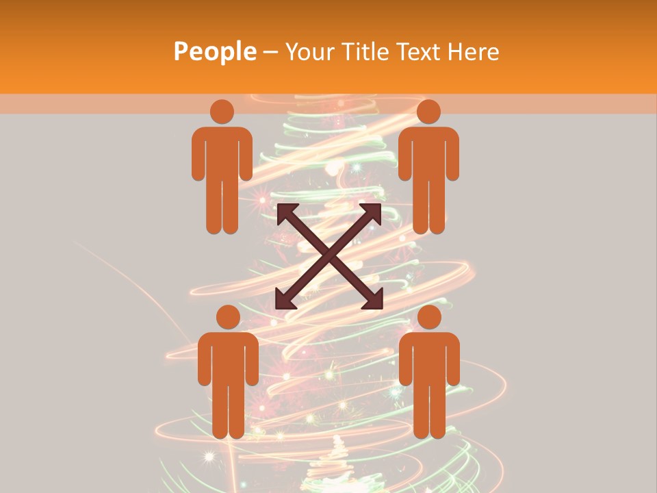 Christmas Design Sparkle PowerPoint Template