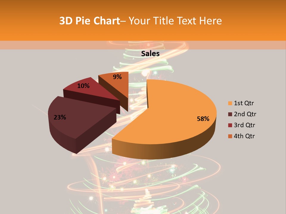 Christmas Design Sparkle PowerPoint Template