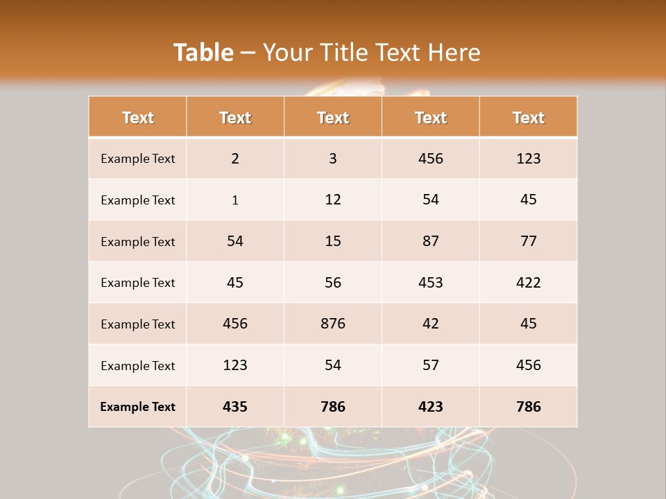 Design Cold Abstract PowerPoint Template