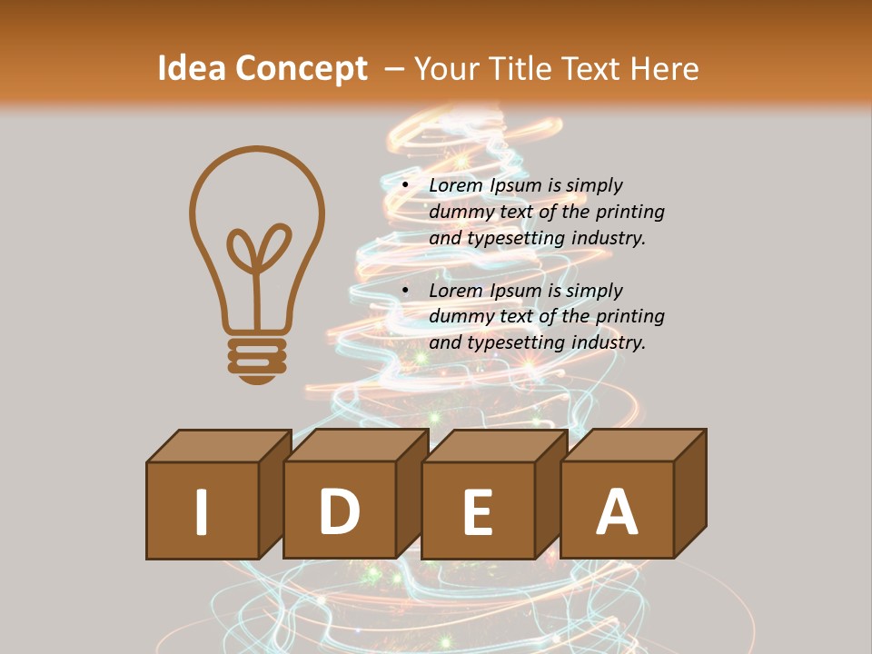 Design Cold Abstract PowerPoint Template