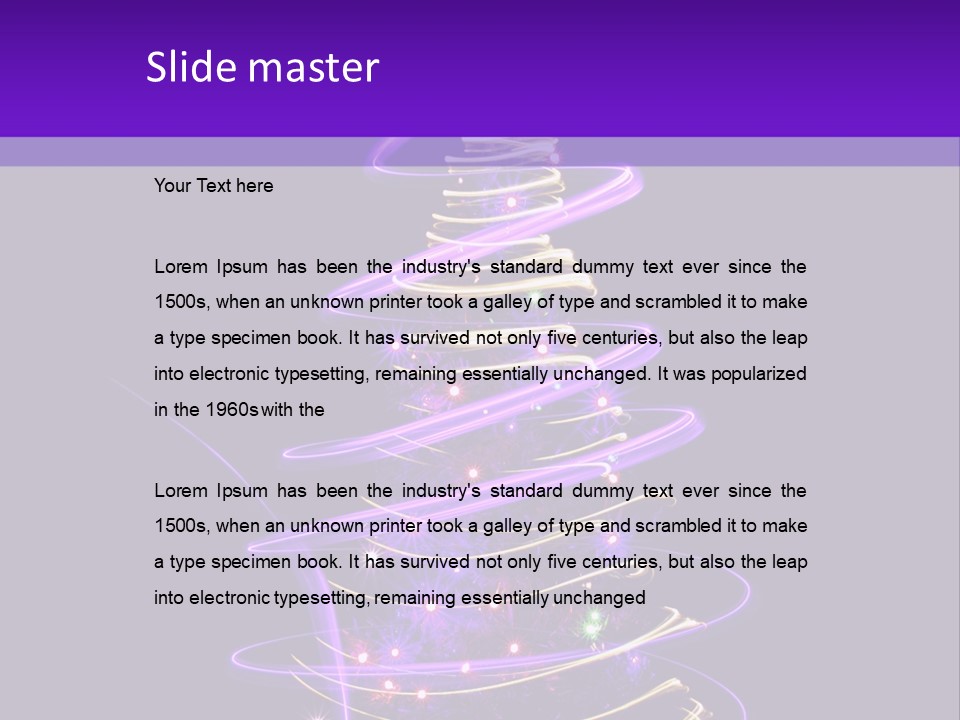 Ornaments Decoration Design PowerPoint Template