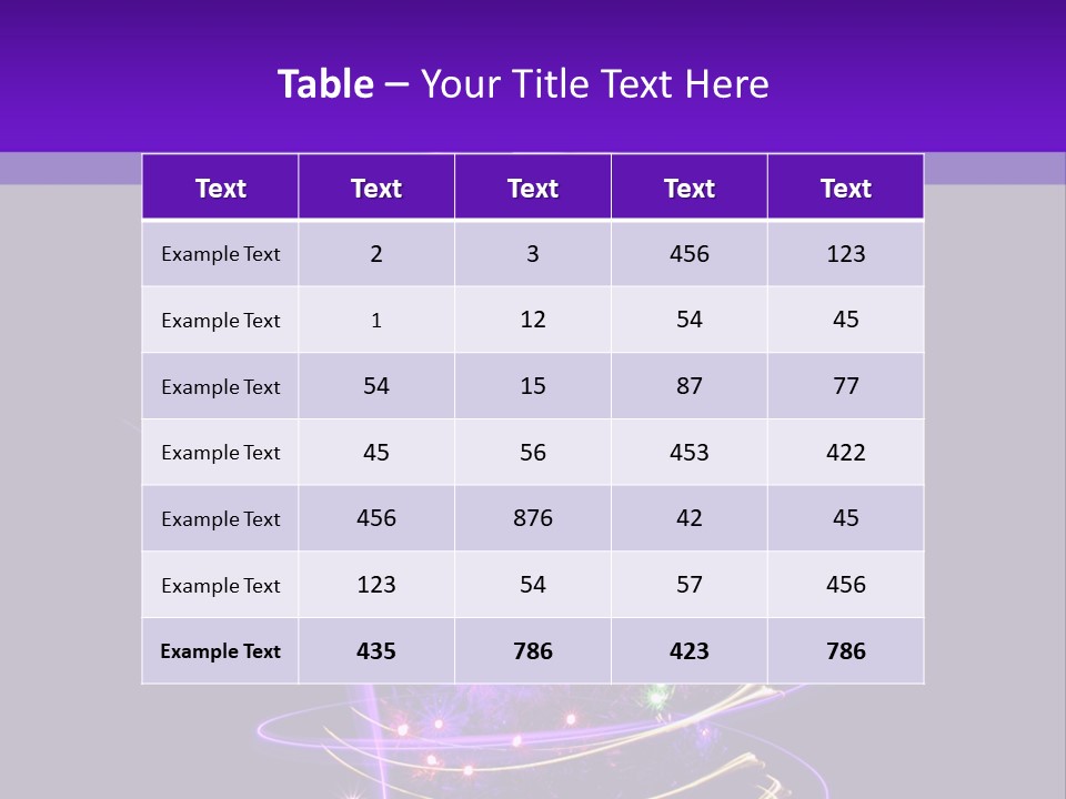 Ornaments Decoration Design PowerPoint Template