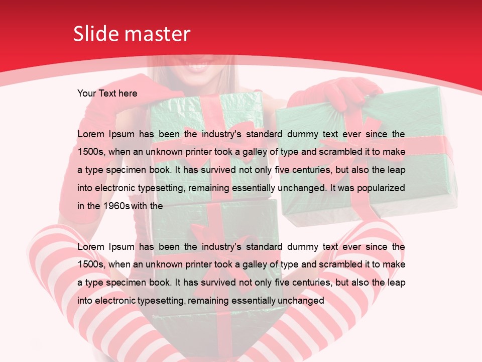 Many White Joy PowerPoint Template