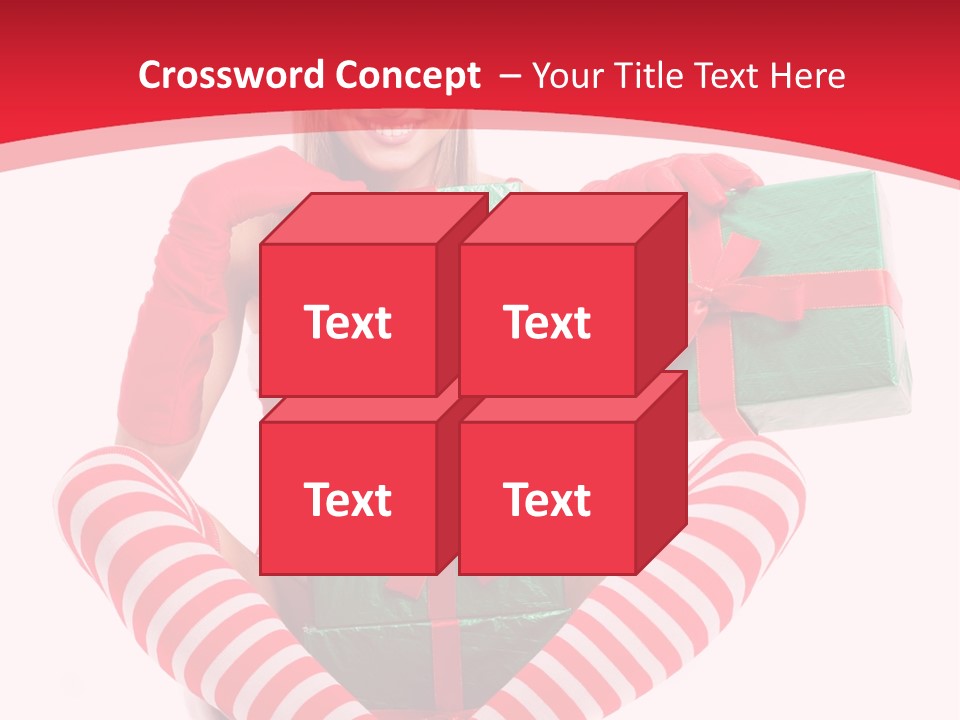 Many White Joy PowerPoint Template