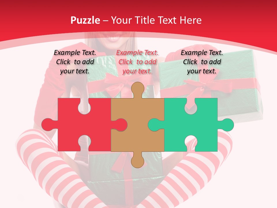 Many White Joy PowerPoint Template