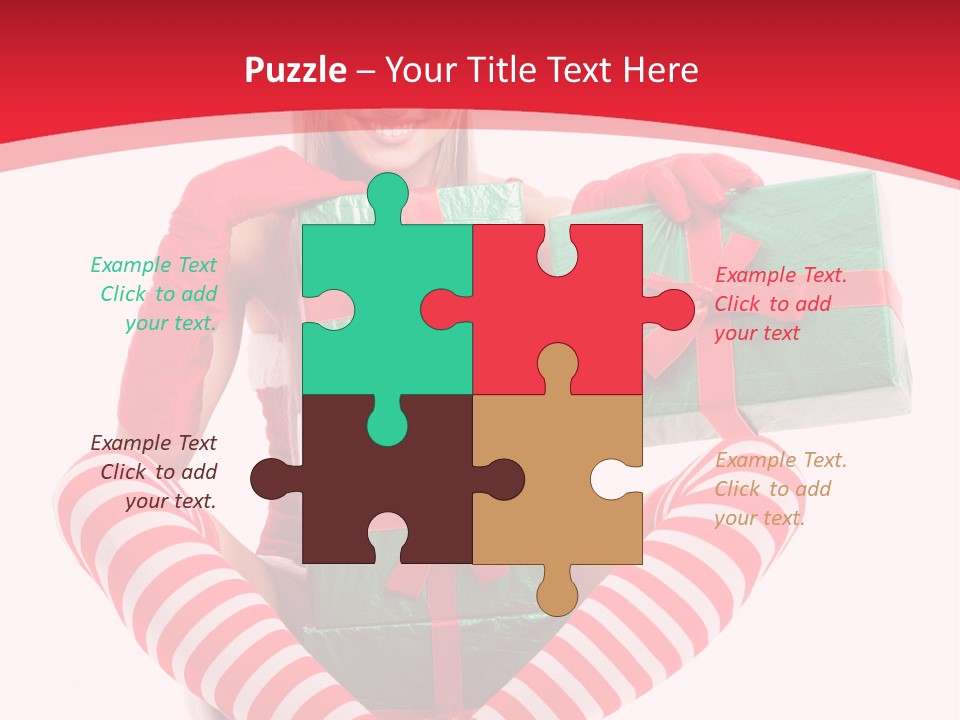 Many White Joy PowerPoint Template