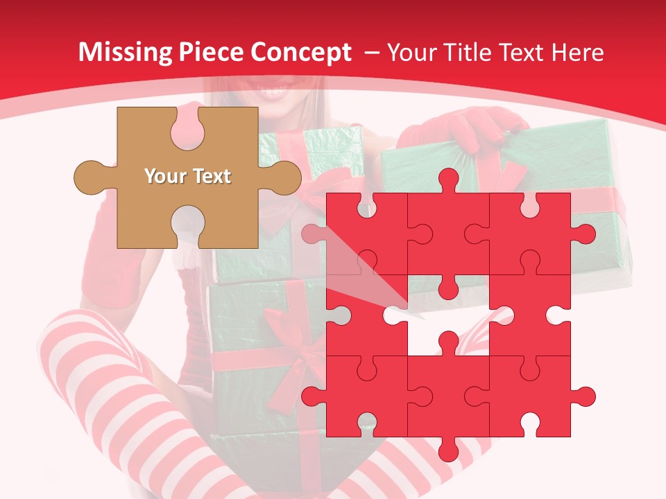 Many White Joy PowerPoint Template