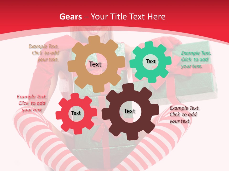 Many White Joy PowerPoint Template