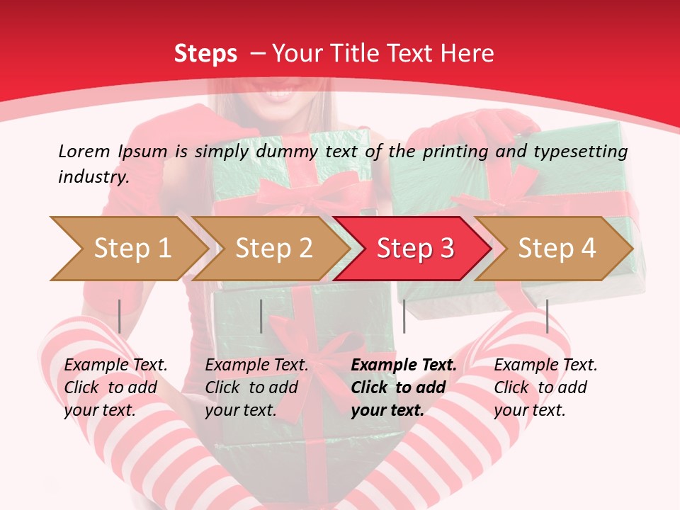 Many White Joy PowerPoint Template