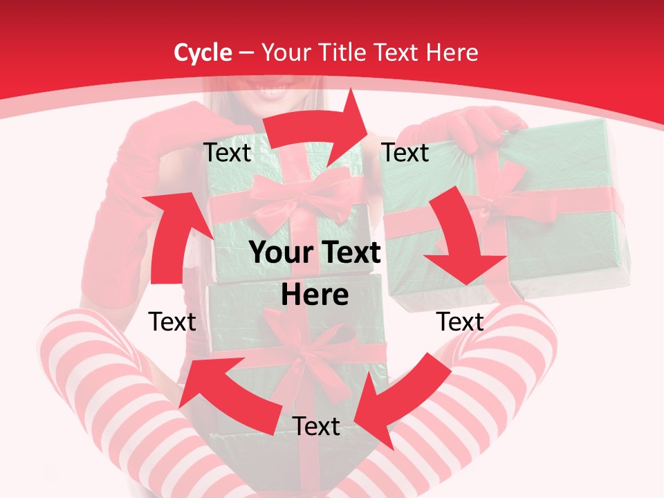 Many White Joy PowerPoint Template