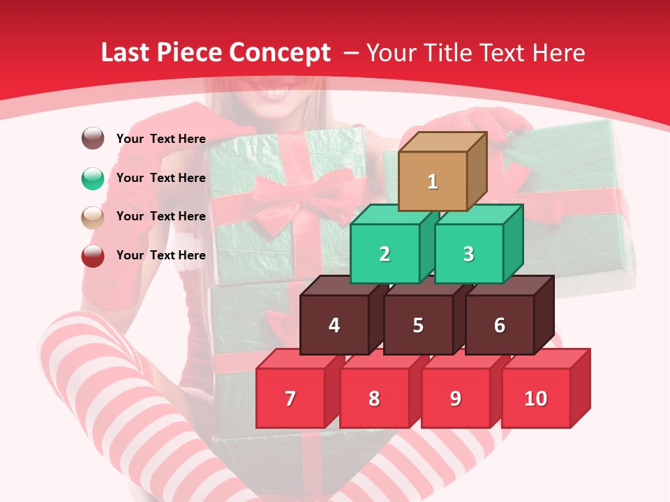 Many White Joy PowerPoint Template