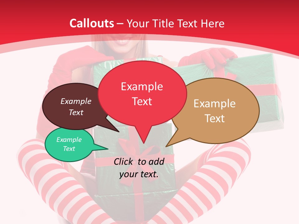 Many White Joy PowerPoint Template