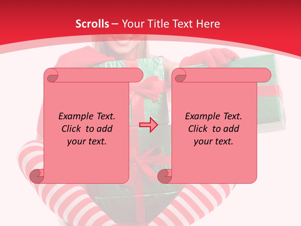 Many White Joy PowerPoint Template